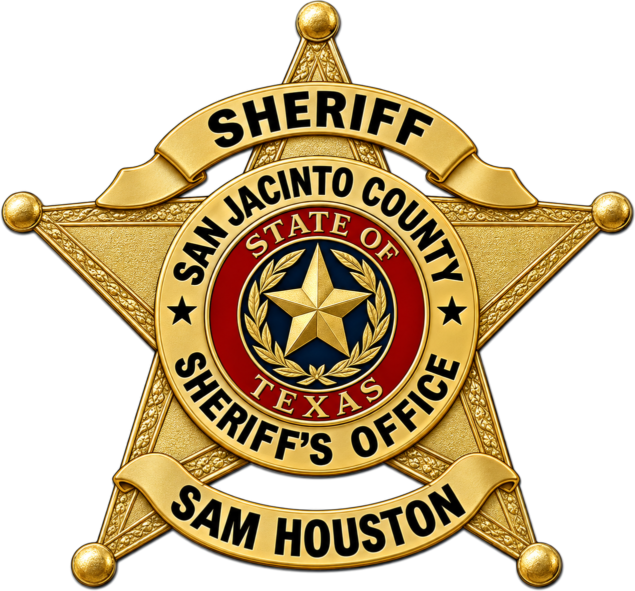 San Jacinto County Sheriff Badge